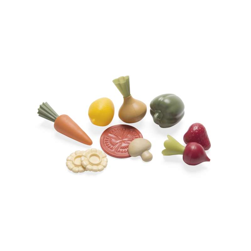 Dantoy Green Garden - Fruits et légumes dans un filet - 10 pièces