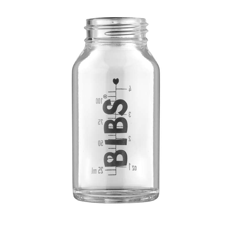 BIBS Fles - Accessoires - Kleine Glazen Fles - 110 ml.