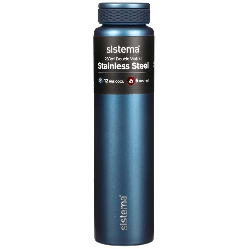 Sistema Thermofles - Roestvrij Staal - 280ml - Blauw