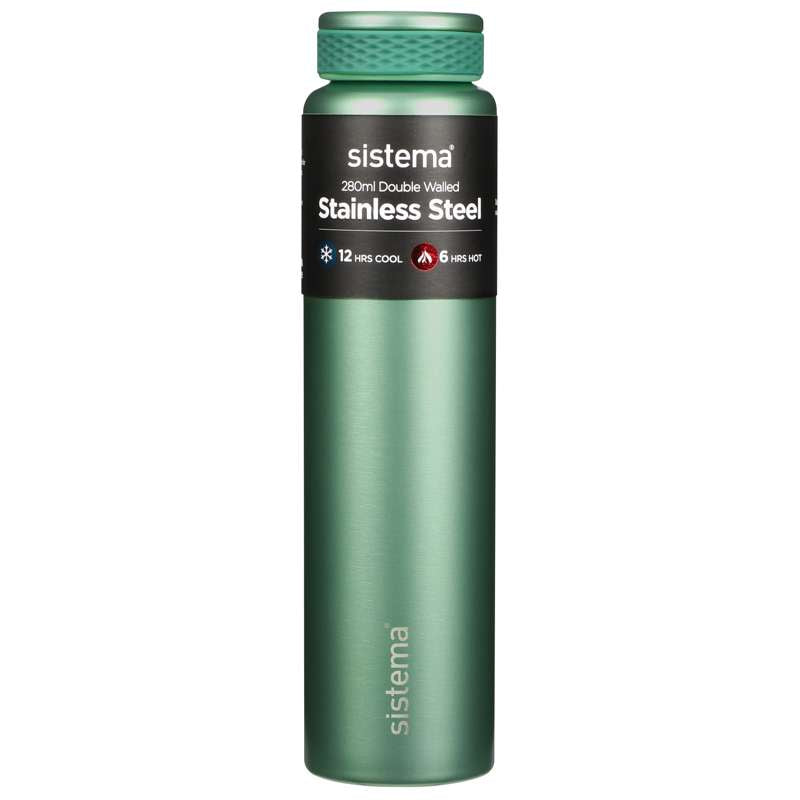 Sistema Thermofles - Roestvrij Staal - 280ml - Groen