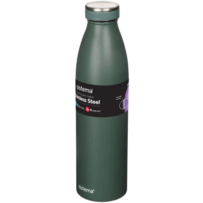 Sistema Thermosfles - Roestvrij Staal - 750ml - Nordic Green