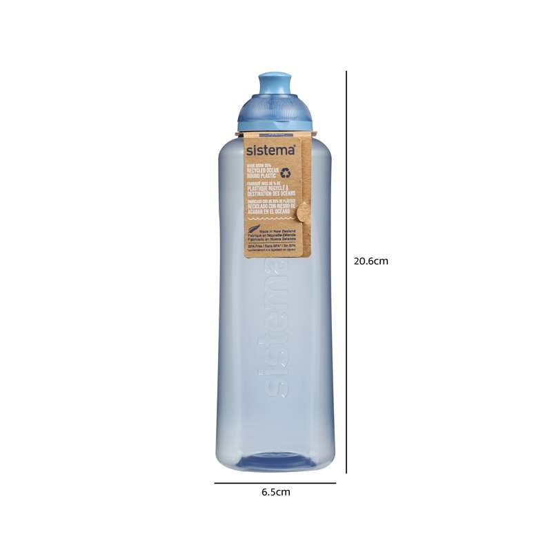 Sistema Ocean Bound Drinkfles - Swift Squeeze - 480 ml - Bergblauw