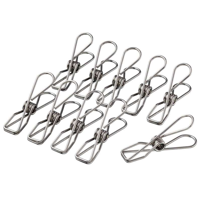 Pince Pulito SteelClamp - Acier inoxydable - 10 pièces.