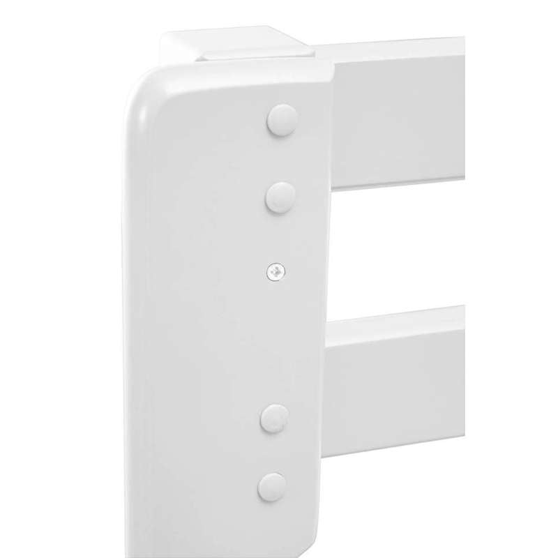 Hoppekids ECO Dream - Lit junior avec échelle et barrière de lit - 70x160 cm - Blanc