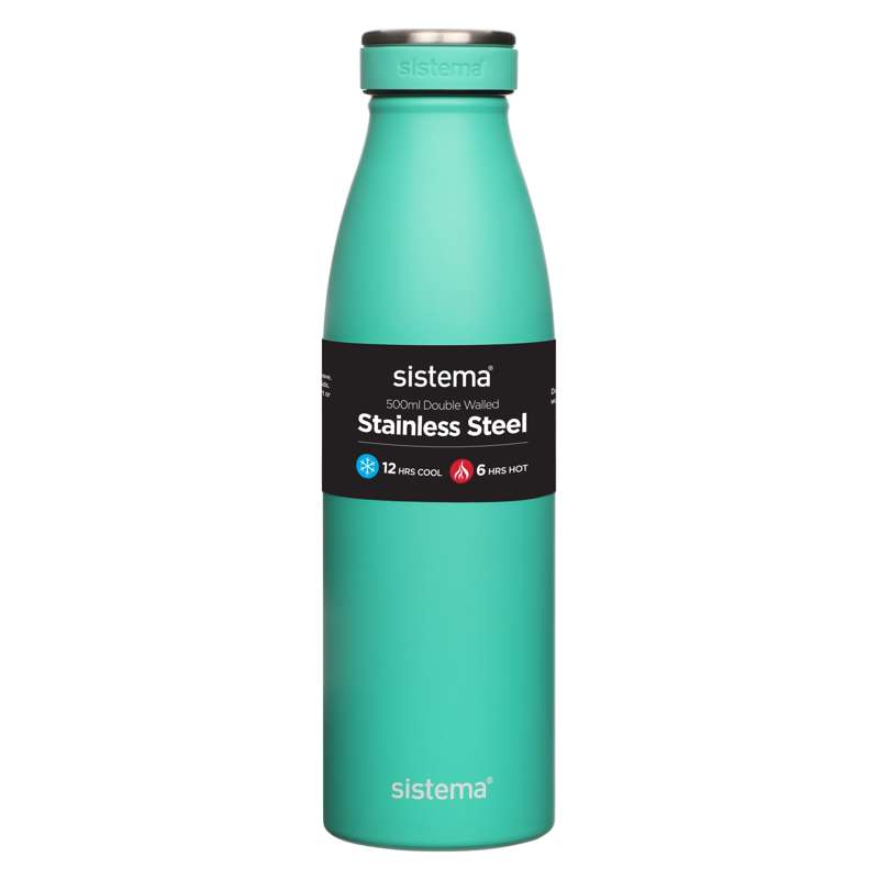 Sistema Thermofles - Roestvrij Staal - 500 ml - Minty Teal